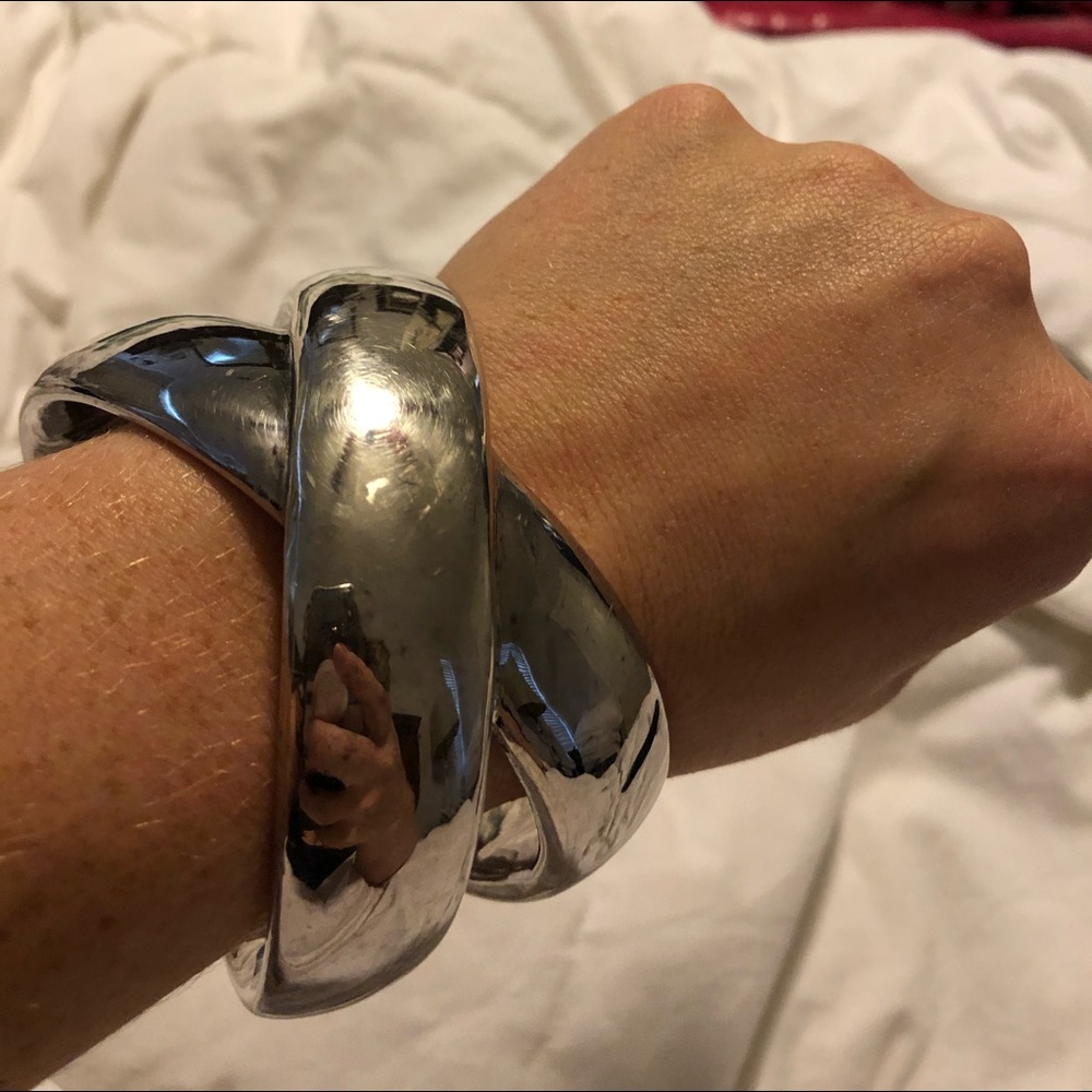 Simon Sebbag 100% sterling silver twist bangle